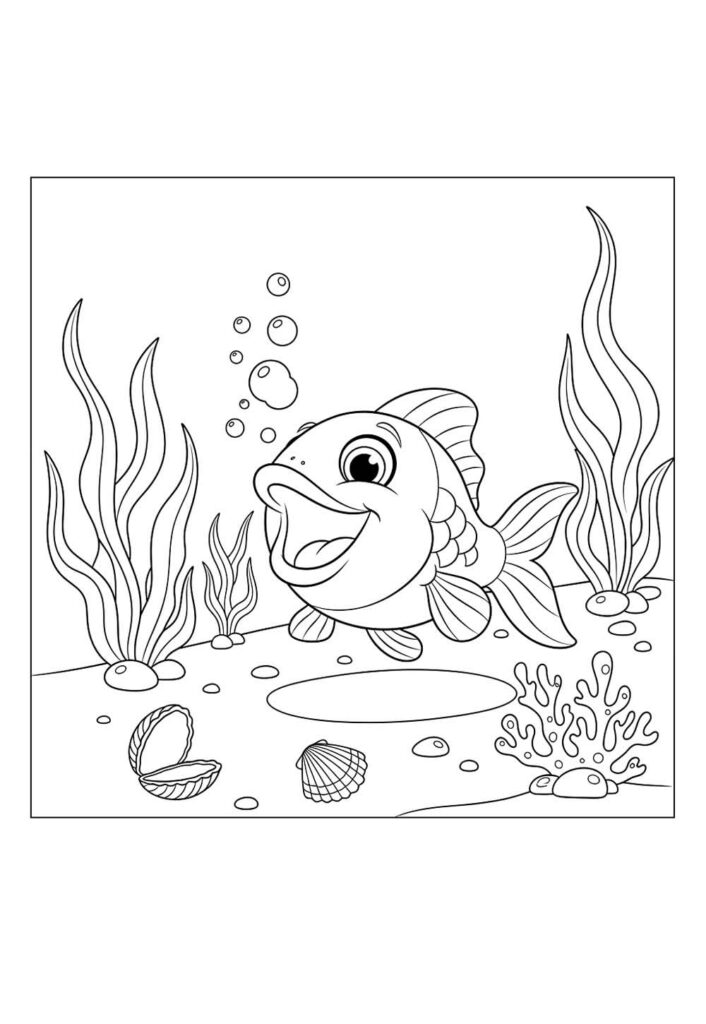 Peixinhos para colorir