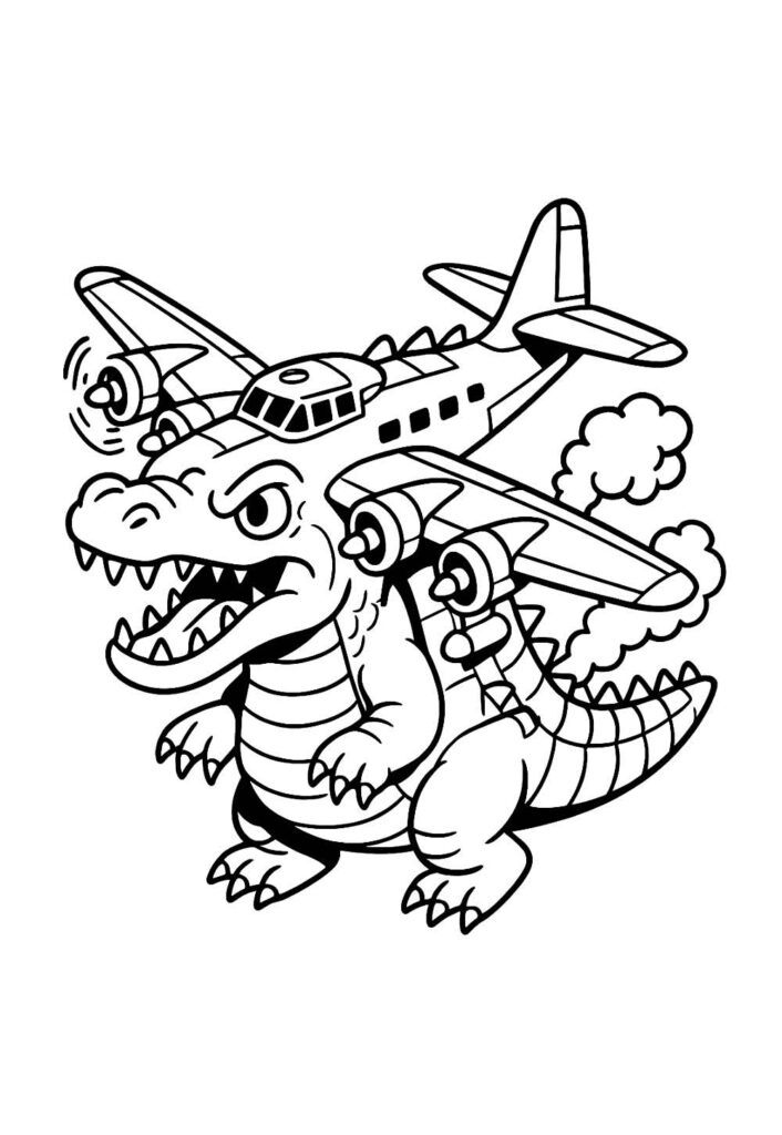 Desenhos de Italian Brainrot para colorir
