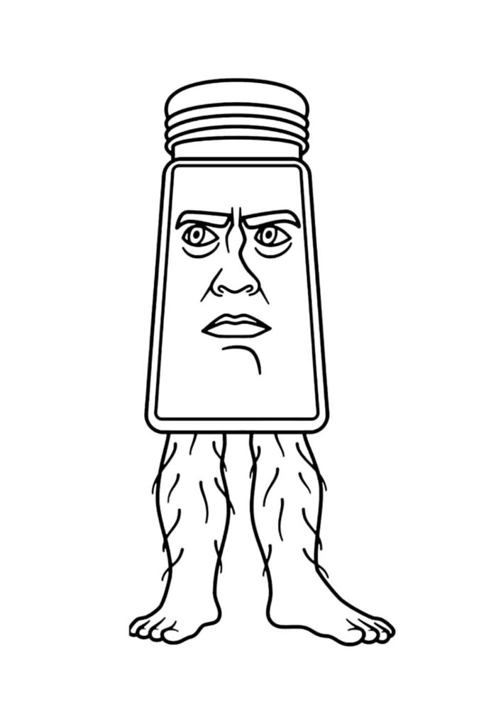 Desenho de Italian Brainrot