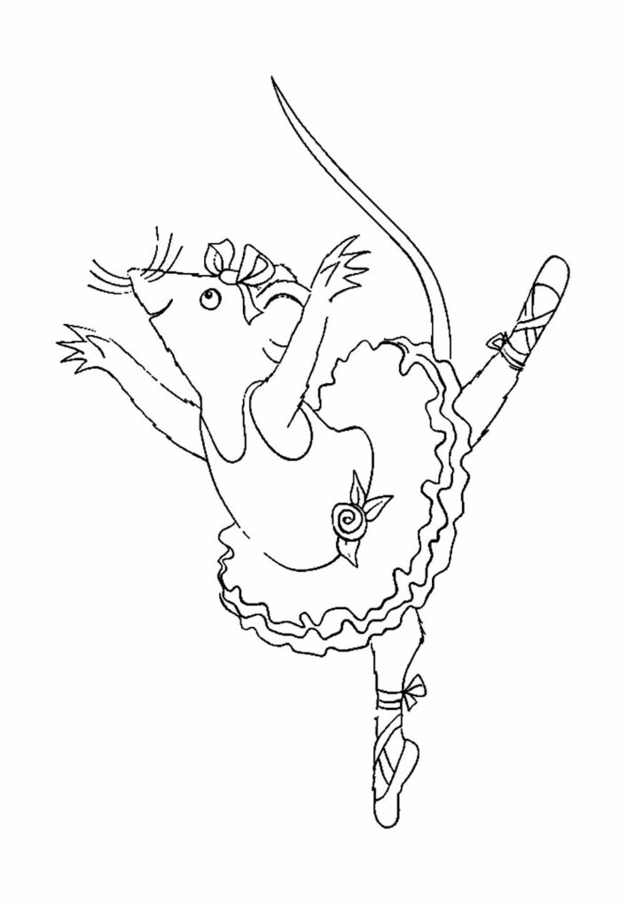 Desenho de Angelina Ballerina