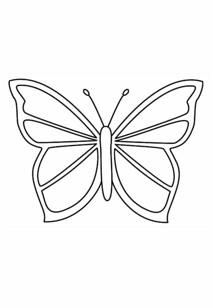 Molde de Borboleta Vazada