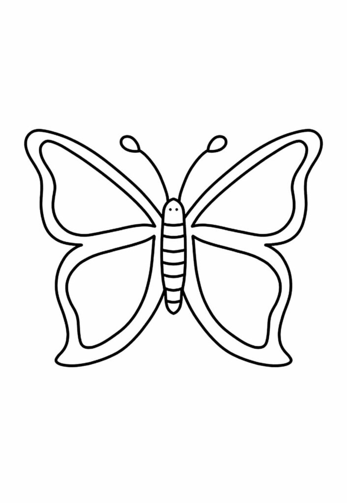 Molde de Borboleta Vazada