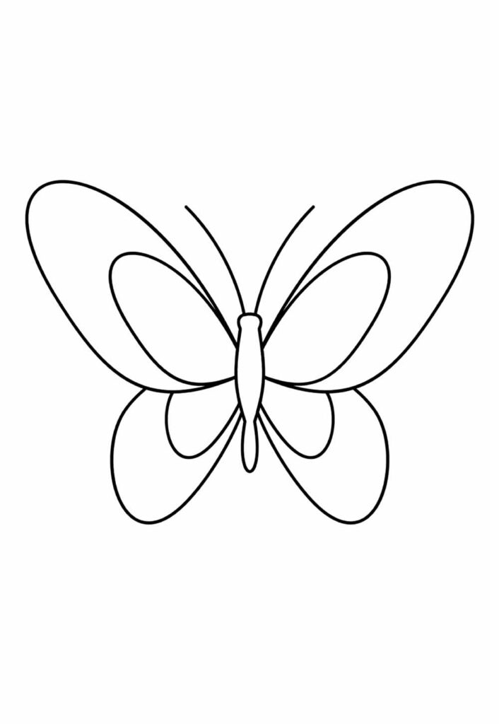 Molde de Borboleta Vazada