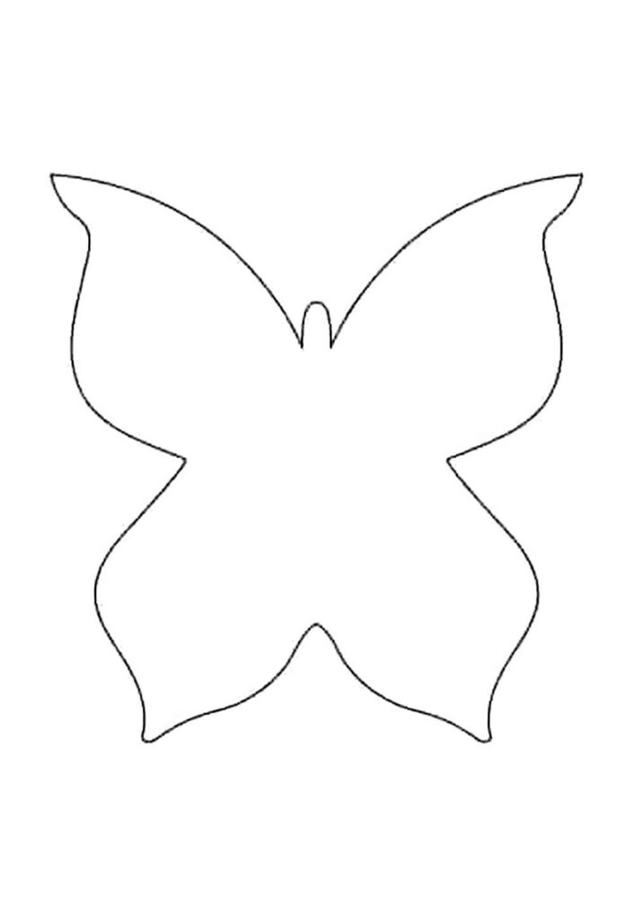 Molde de Mariposa para imprimir