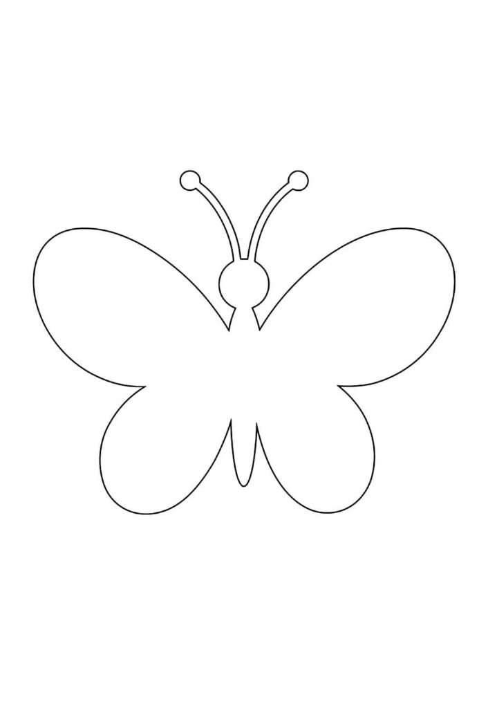 Molde de Mariposa para imprimir