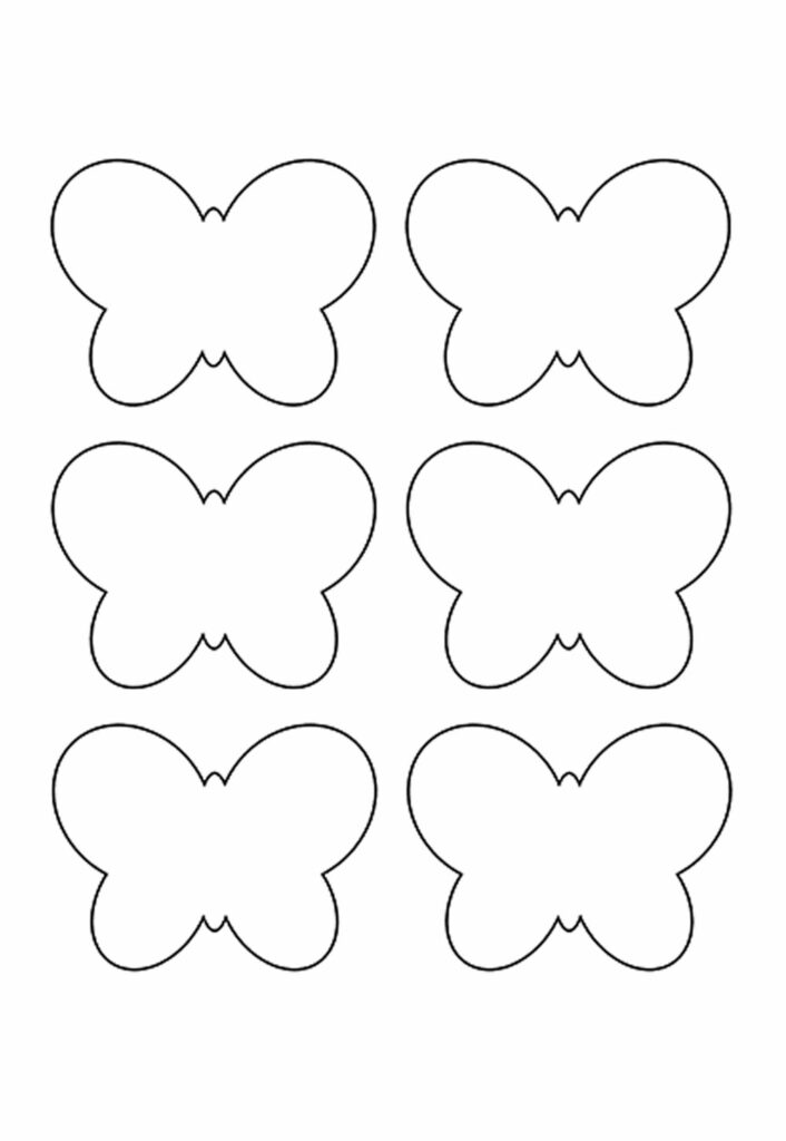 Molde de Borboletinhas