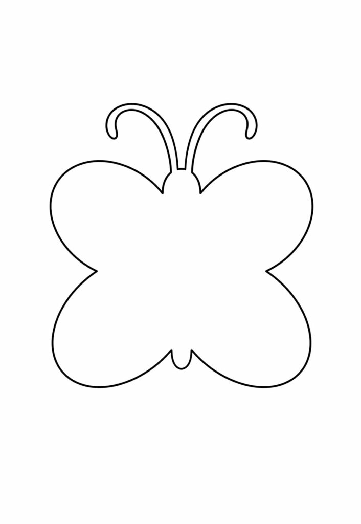 Molde Borboletinha