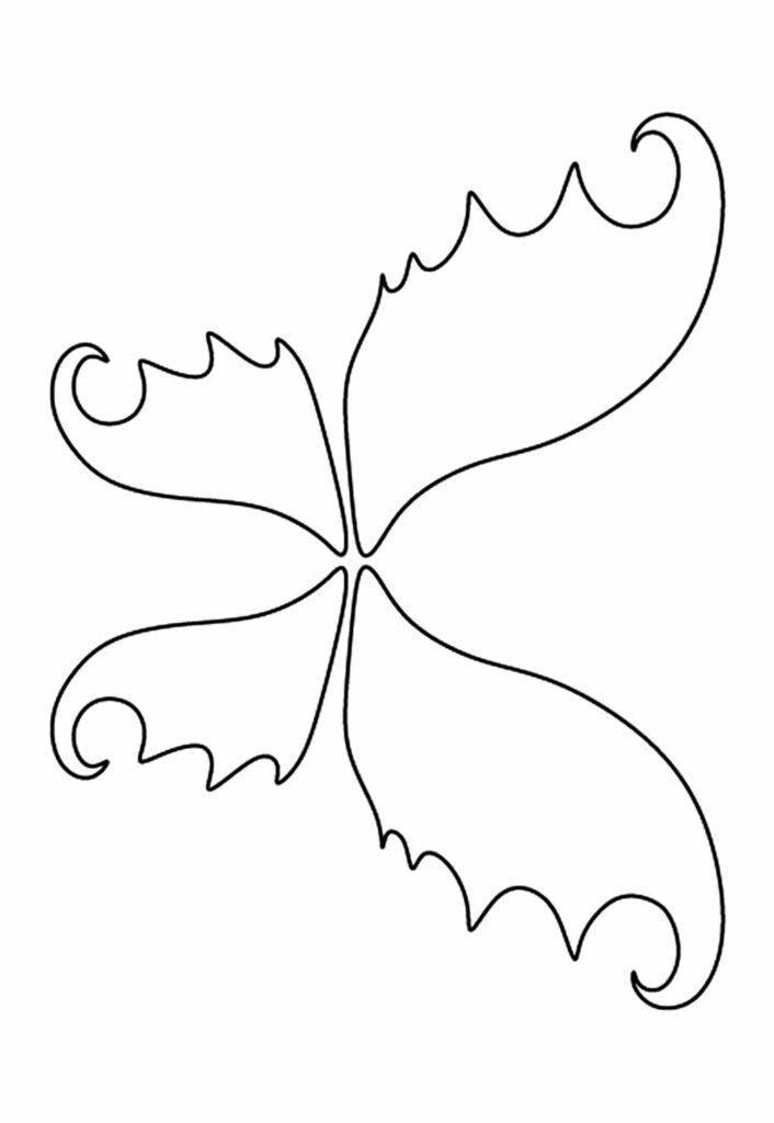 Molde de Asas de Borboleta