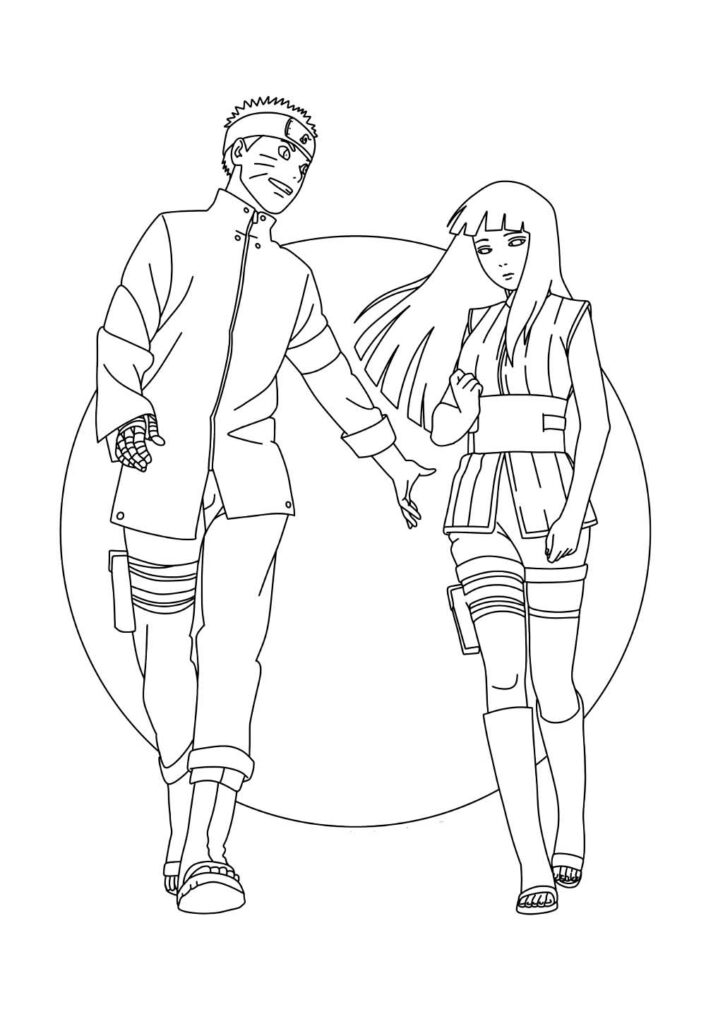 Desenho de Boruto para colorir