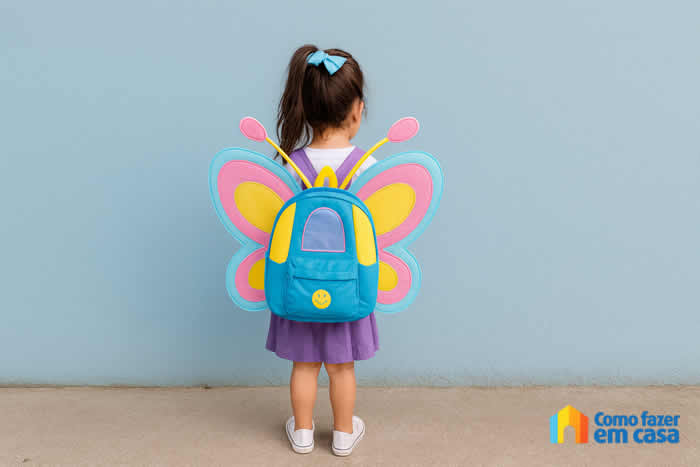 Mochila Maluca de Borboleta