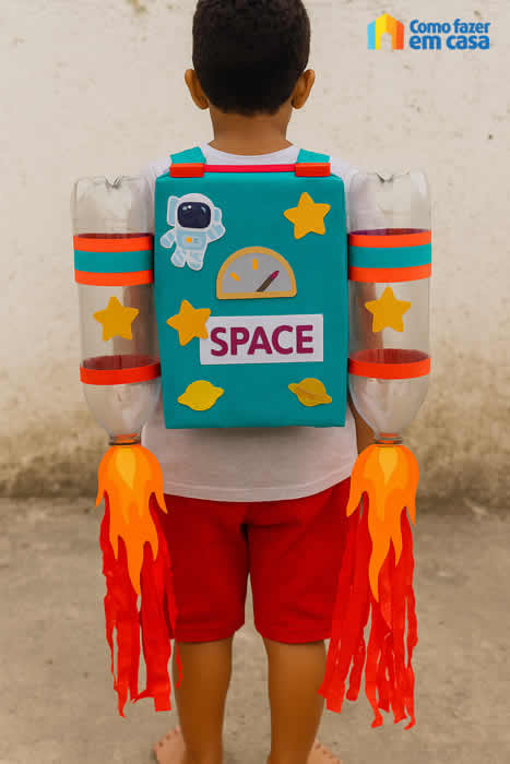 Mochila Maluca com Foguetes