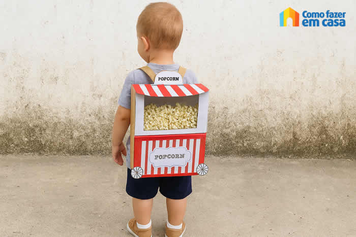 Mochila Maluca de Pipoca