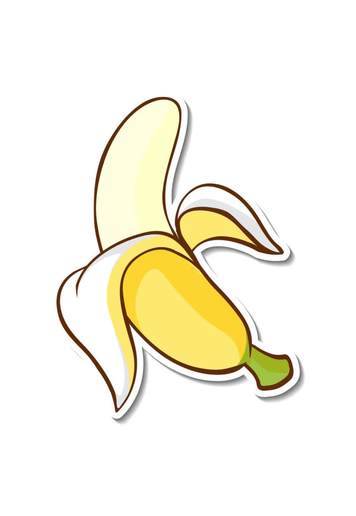 Molde Colorido de Banana