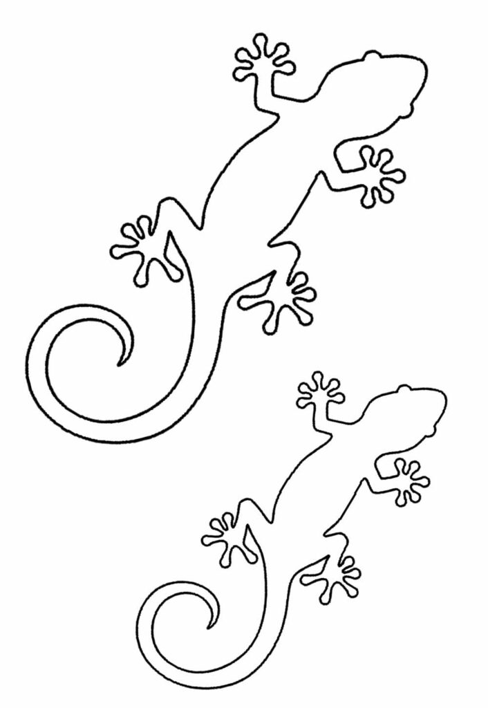Molde de Lagartos