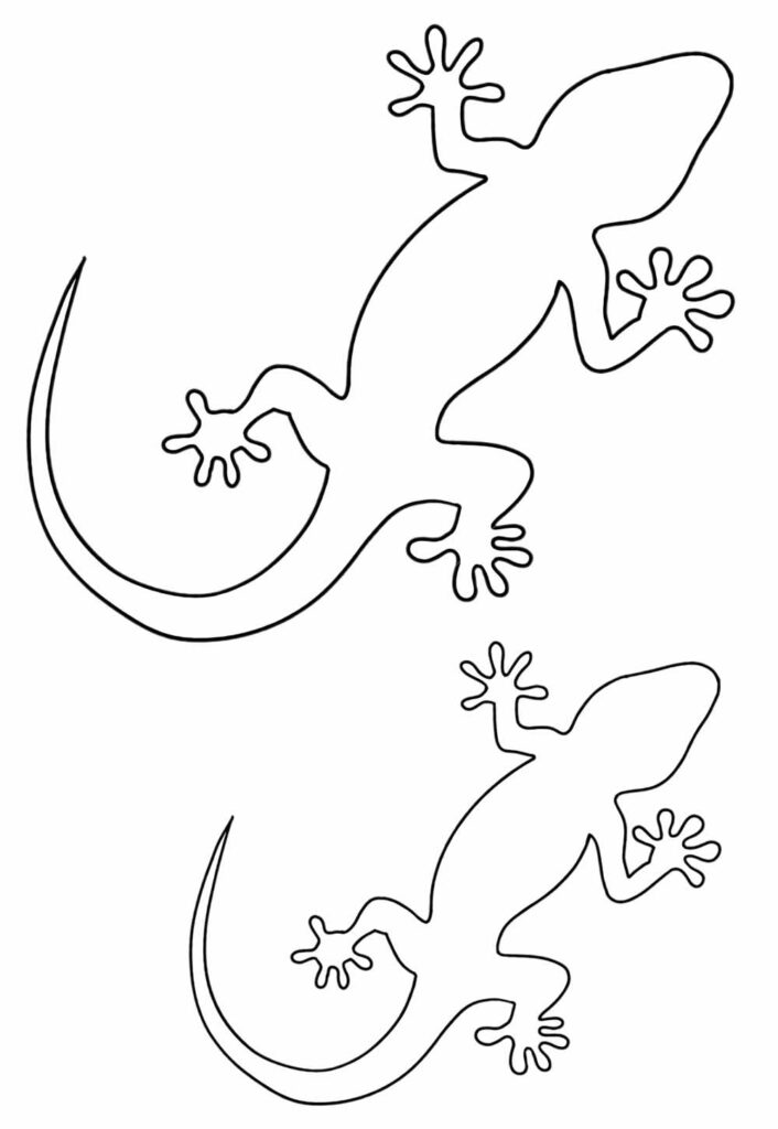 Molde de Lagartos
