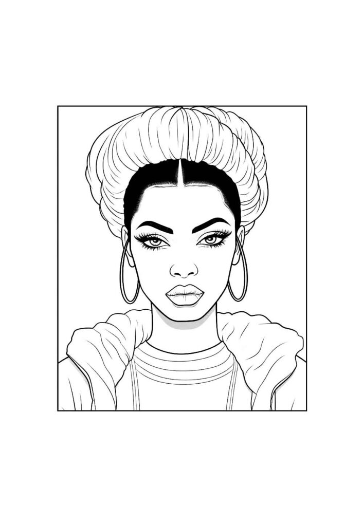 Desenho de Mulher Negra