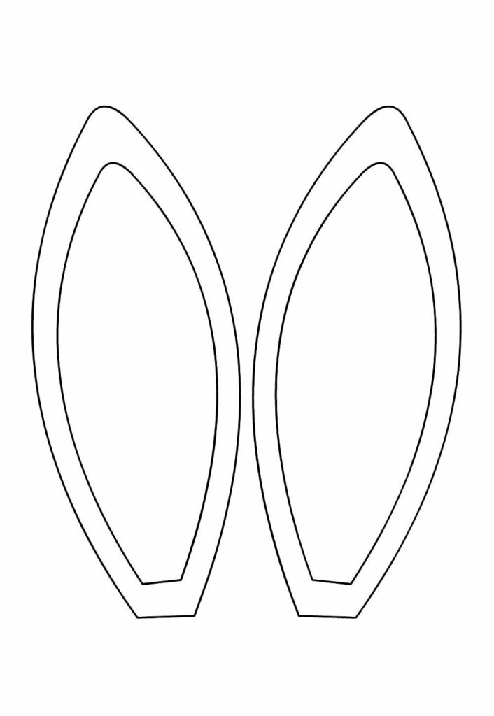 Moldes de Orelhinha de Coelho
