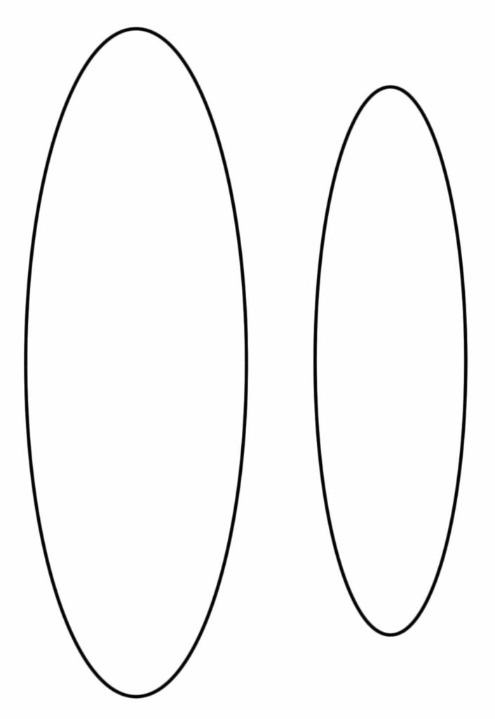 Molde de Orelha de Coelho