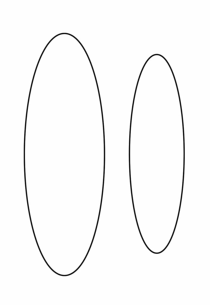 Molde de Orelha de Coelho