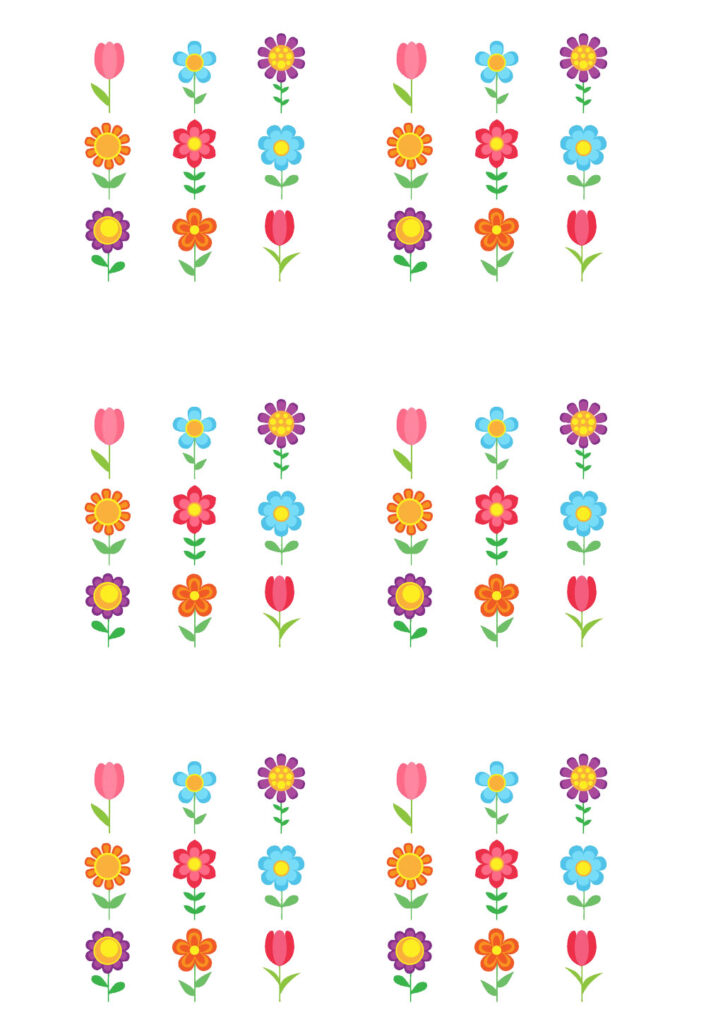 Moldes de Flores Pequenas