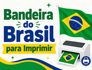 Bandeira do Brasil para Imprimir