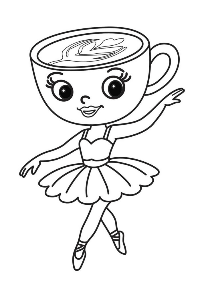 Desenho da Bailarina Cappuccina