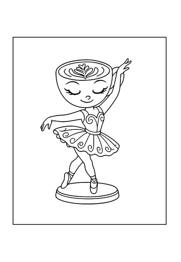 Desenho da Bailarina Cappuccina