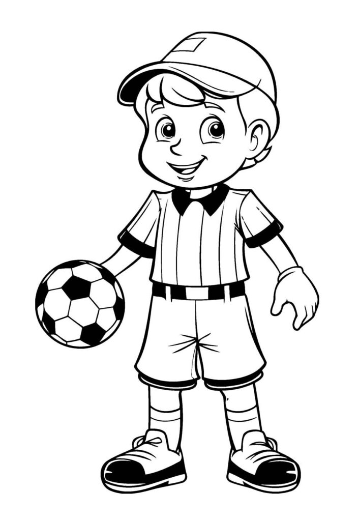 Desenho de Árbitro para colorir