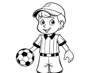 Desenhos de Árbitro para colorir
