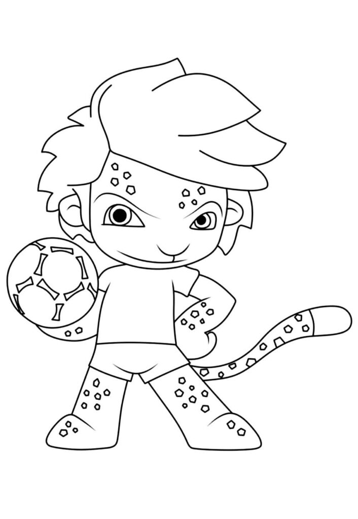 Desenho Mascote Copa