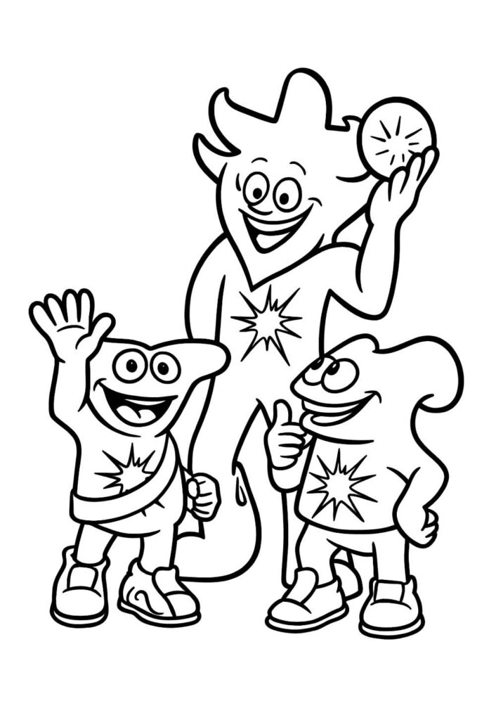 Desenho de Mascote Copa do Mundo