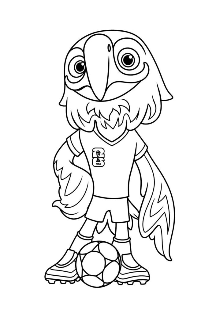 Desenho Mascote Copa do Mundo