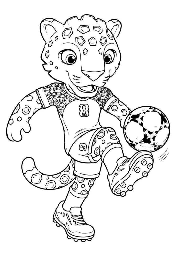 Desenho Mascote Copa do Mundo