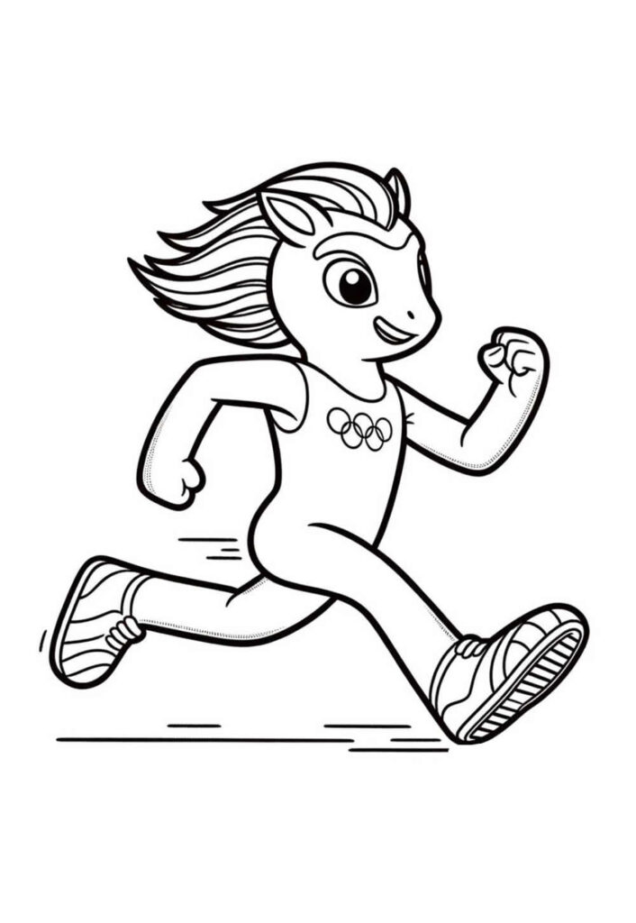 Desenhos de Mascote das Copa para colorir