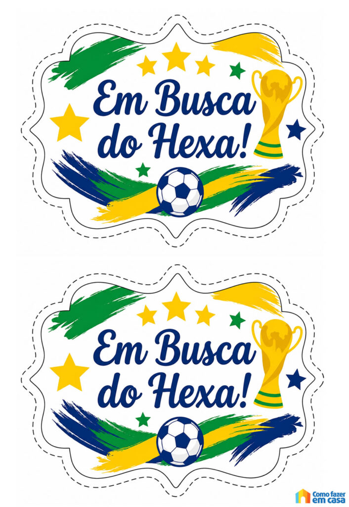 Enfeites do Brasil para Imprimir