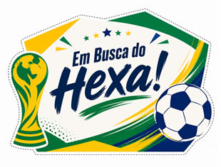 Moldes de Enfeites do Brasil - Em Busca do Hexa