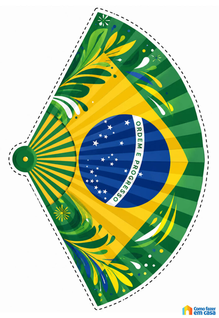 Leques do Brasil para Copa do Mundo