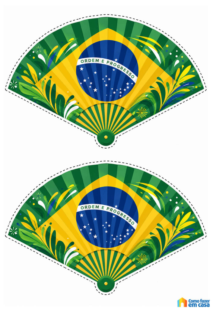 Leques do Brasil para Copa