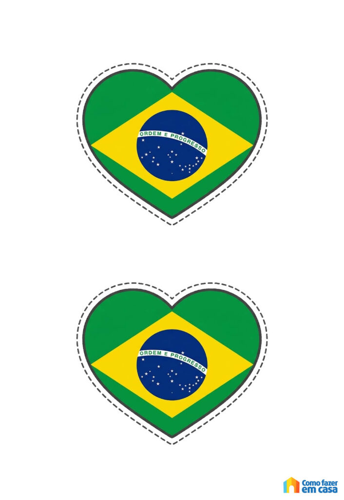 Molde de Brasil - Coração