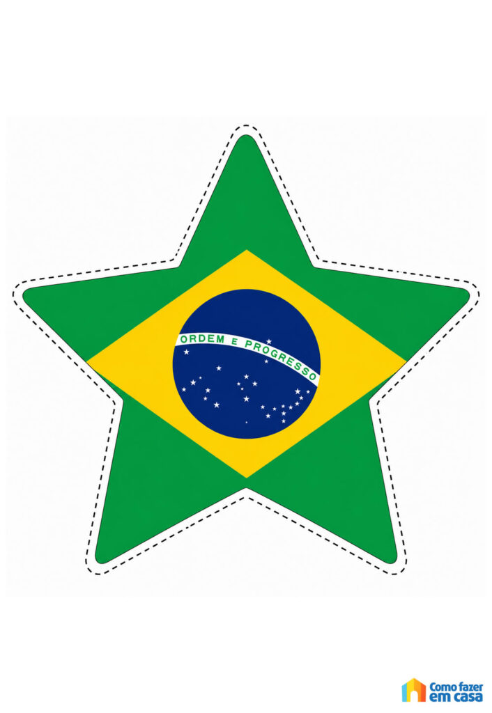 Molde de Estrela do Brasil