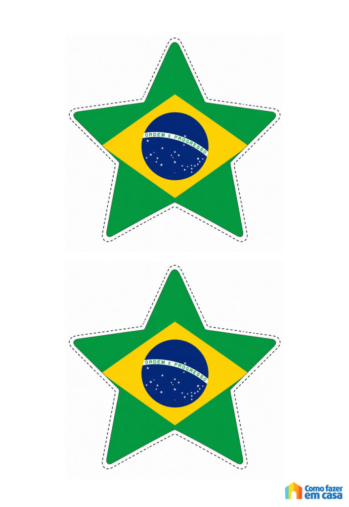 Molde de Estrela do Brasil