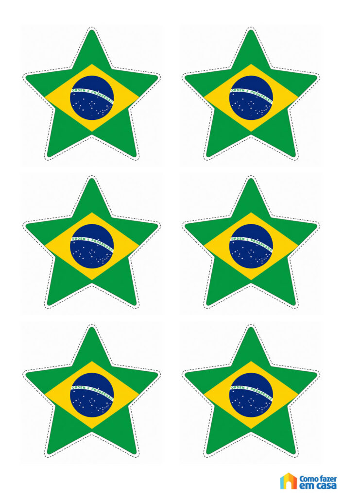 Molde de Estrela do Brasil