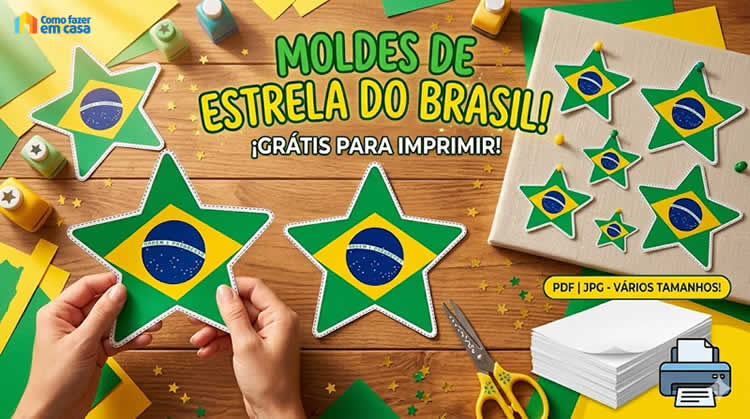 Moldes de Estrelas do Brasil