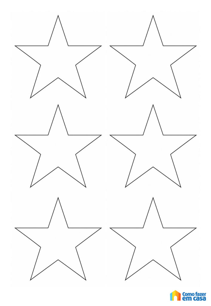 Molde de Estrelas do Hexa