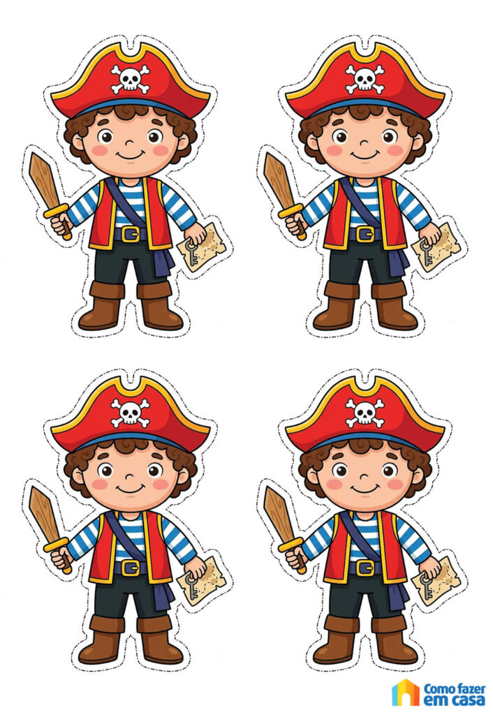 Moldes de Pirata