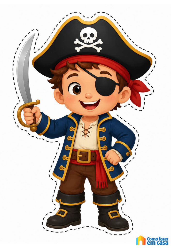Molde Grande de Pirata