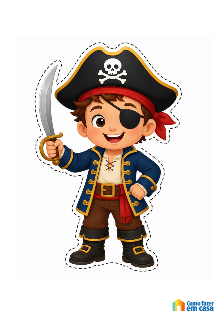 Molde de Pirata