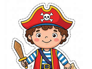 Moldes de Piratas