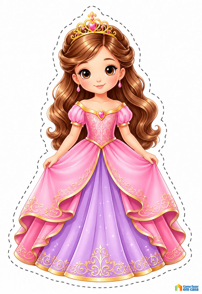 Molde Grande de Princesa