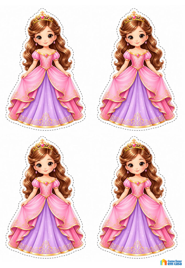 Moldes de Princesas